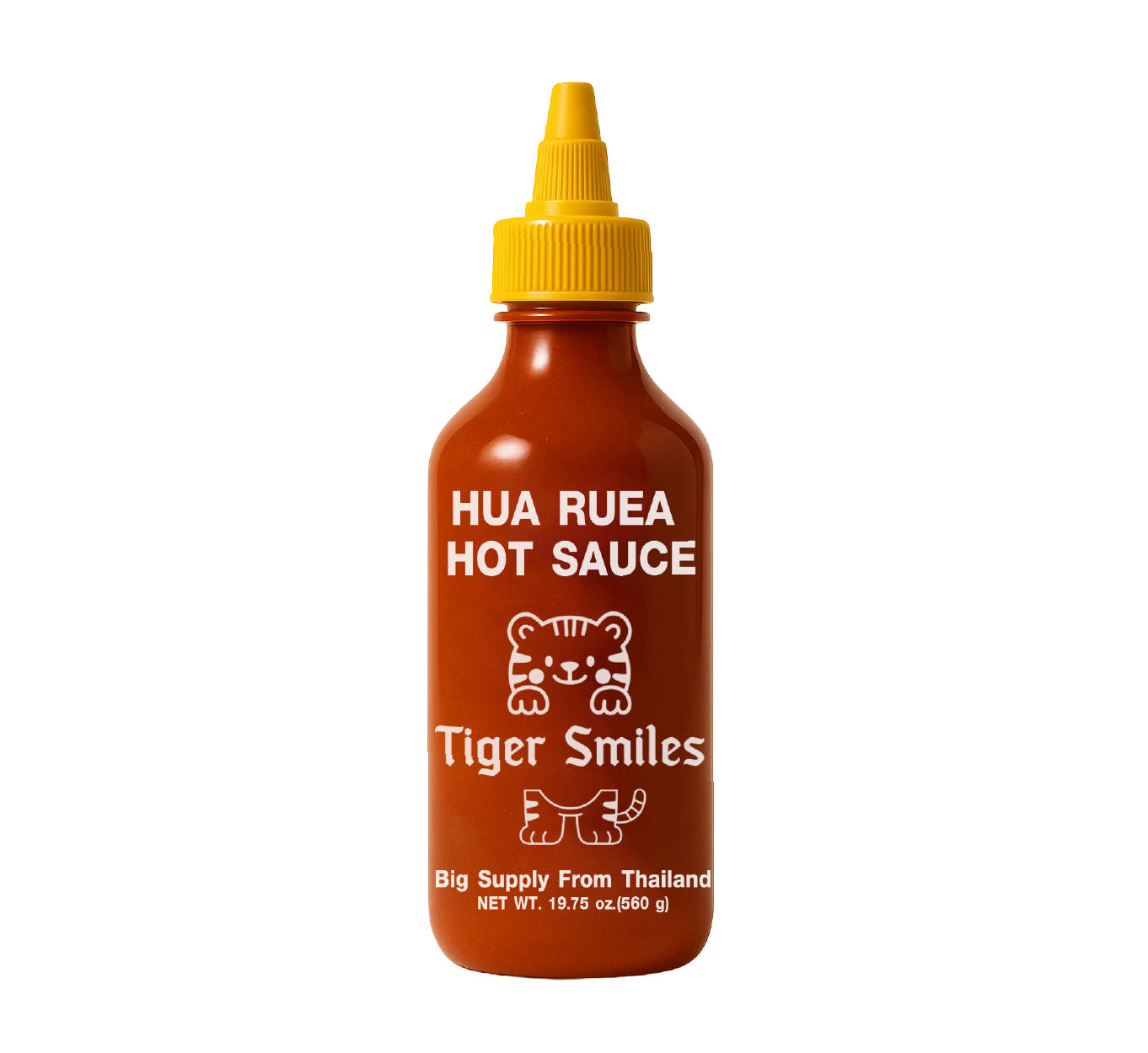 Tiger Smiles Hua Ruea Hot Sauce 560g x 24 Bottles